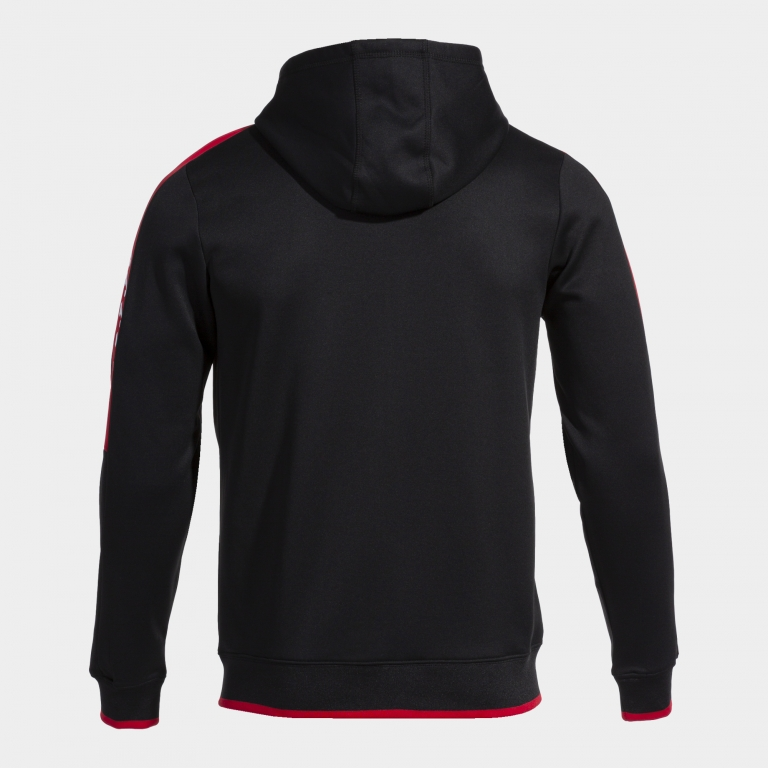 OLIMPIADA ZIP UP HOODIE BLACK RED