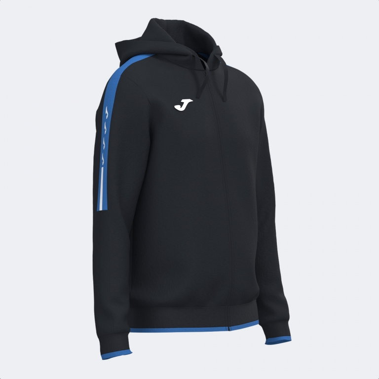 OLIMPIADA ZIP UP HOODIE BLACK ROYAL