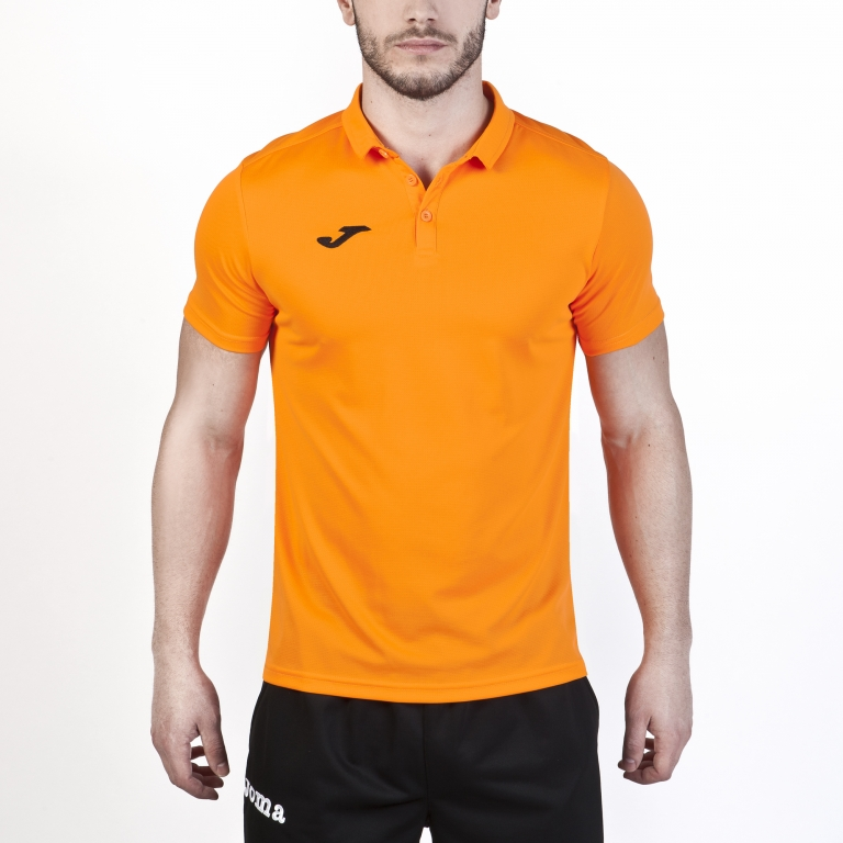 POLO SHIRT HOBBY ORANGE FLUOR S/S