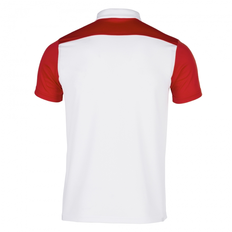 POLO SHIRT HOBBY II WHITE RED S/S
