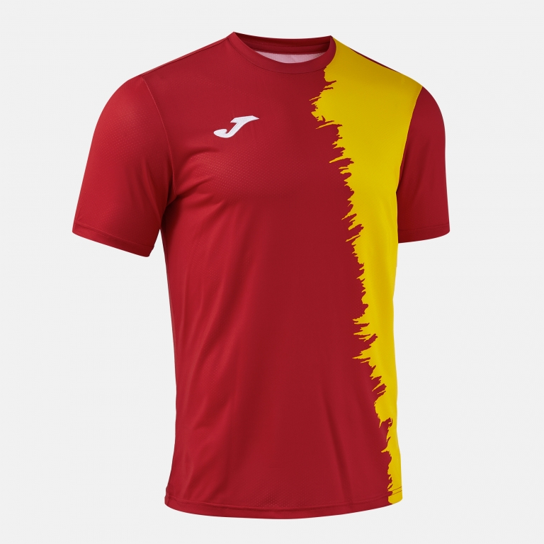 PICASHO SHORT SLEEVE T-SHIRT RED YELLOW