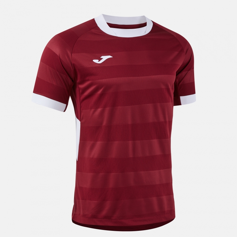 TOLETUM VII SHORT SLEEVE T-SHIRT BURGUNDY WHITE