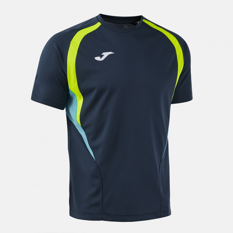 CHAMPIONSHIP 20 SHORT SLEEVE T-SHIRT DARK NAVY FLUOR YELLOW