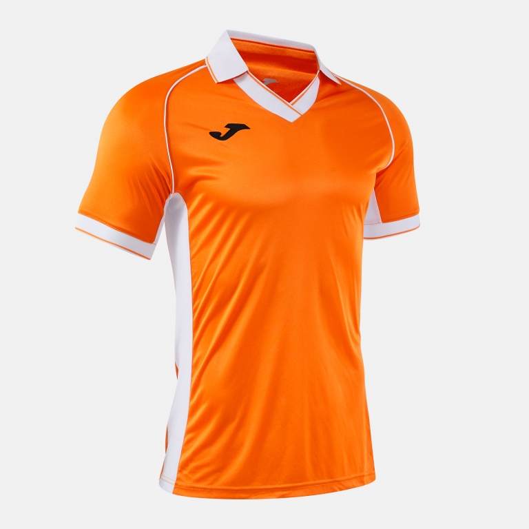 VINTAGE ECO RETRO SHORT SLEEVE T-SHIRT ORANGE WHITE