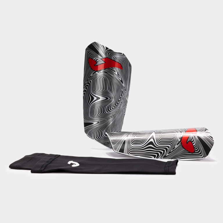 SPARTAN SHIN GUARDS GRAY BLACK