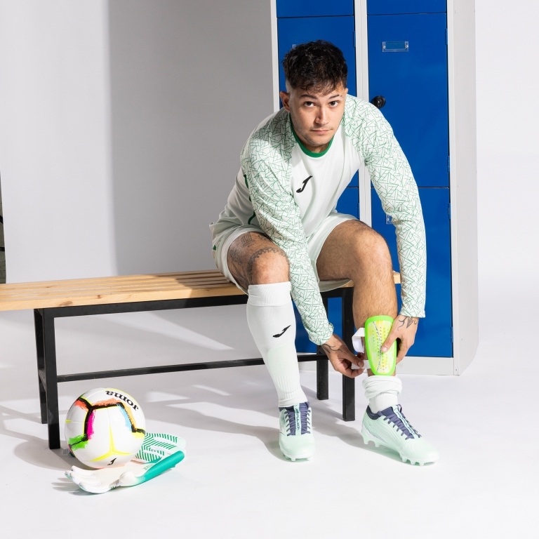 ATTACK SHIN GUARDS FLUOR GREEN FLUOR YELLOW