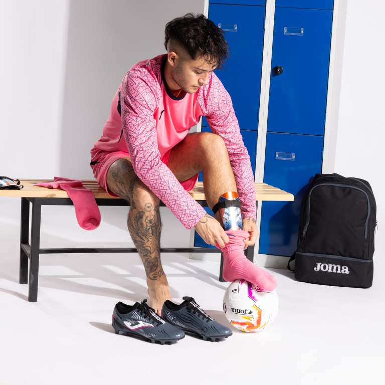 DEFENSE SHIN GUARDS FLUOR CORAL BLUE