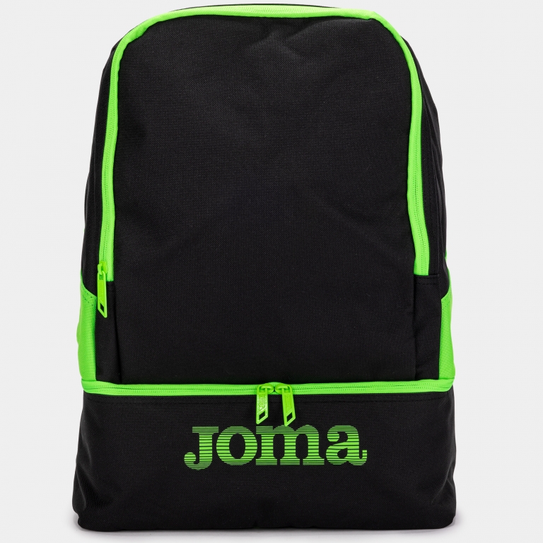 BACKPACK ESTADIO III BLACK-FLUOR GREEN