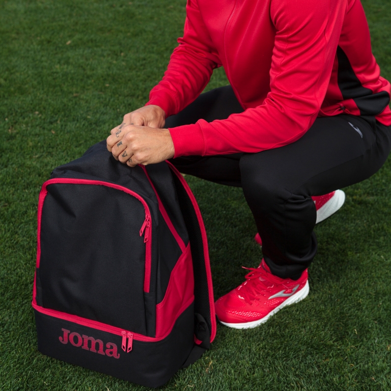 BACKPACK ESTADIO III BLACK RED