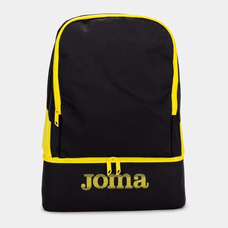 BACKPACK ESTADIO III BLACK YELLOW