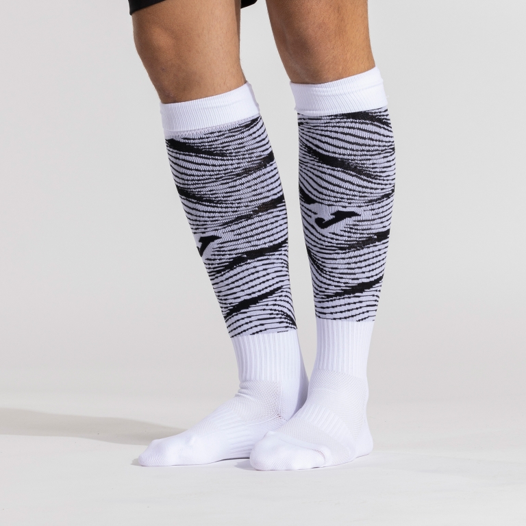 LIGA SOCKS WHITE BLACK