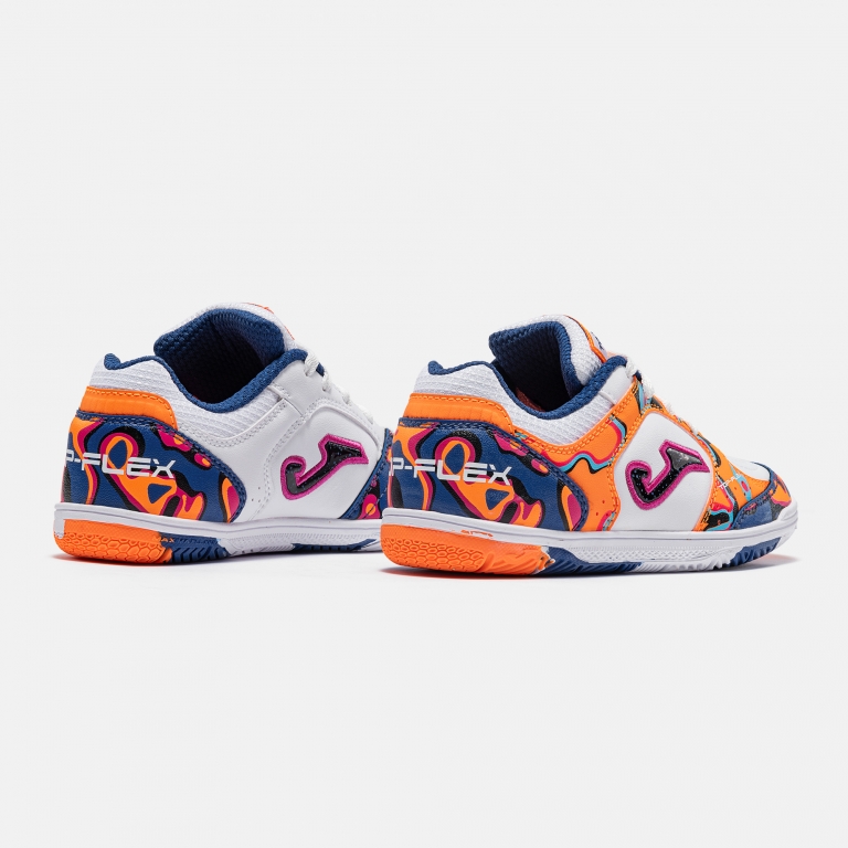 TOP FLEX JR 2672 WHITE ORANGE INDOOR