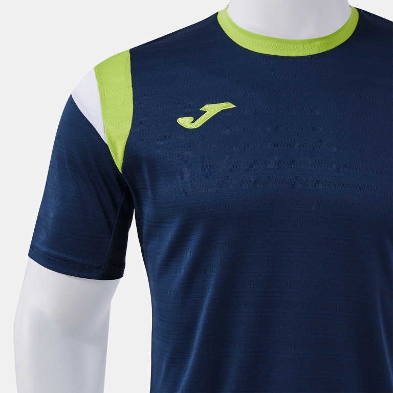 SHORT SLEEVE T-SHIRT TERRA DARK NAVY LIME