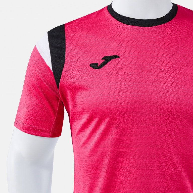 SHORT-SLEEVE T-SHIRT TERRA FUCHSIA BLACK