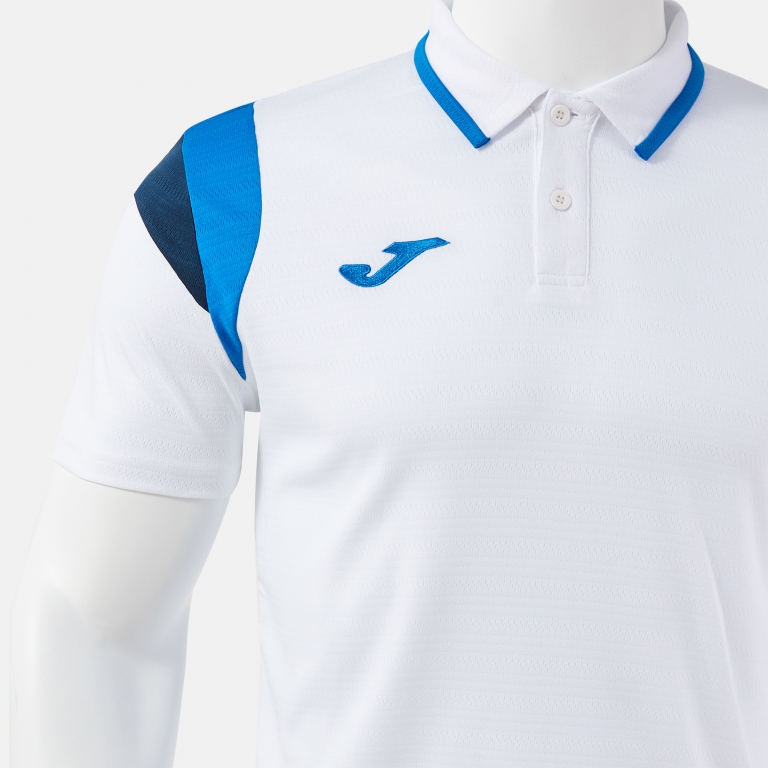POLO SHIRT SHORT SLEEVE TERRA WHITE ROYAL