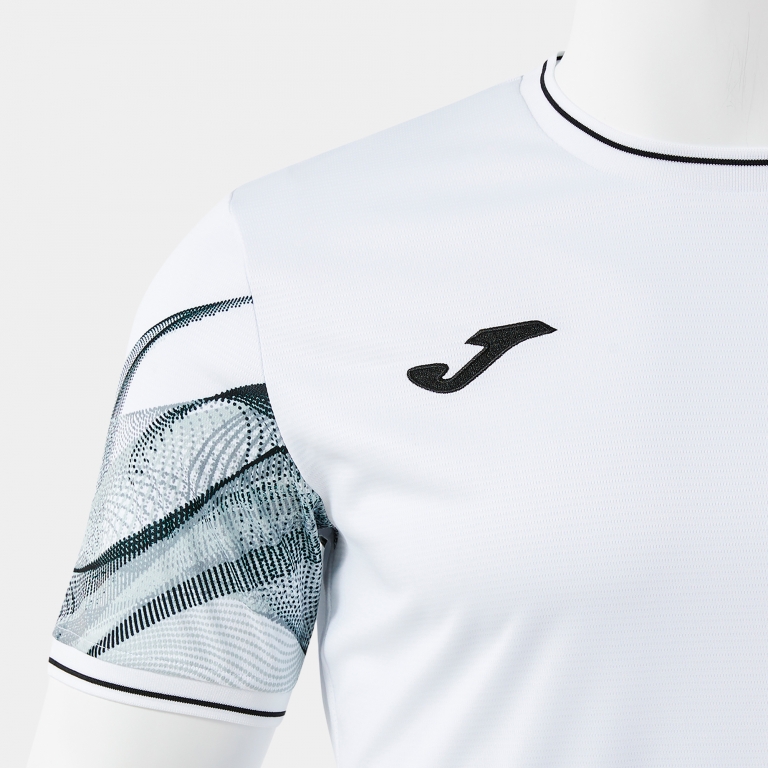 SHORT-SLEEVE T-SHIRT WAVE WHITE BLACK