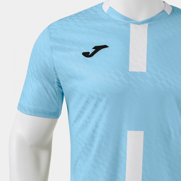SHORT SLEEVE SHIRT PROTEAM III LIGHT BLUE WHITE