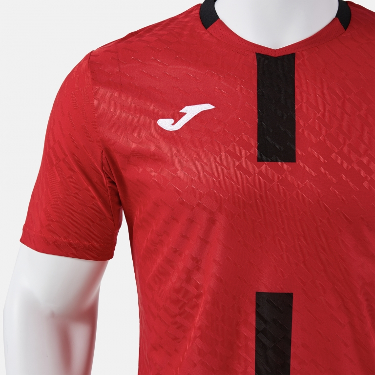 SHORT-SLEEVE SHIRT PROTEAM III RED BLACK