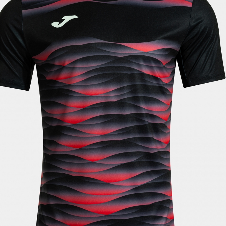 TIGER VII SHORT SLEEVE T-SHIRT BLACK RED