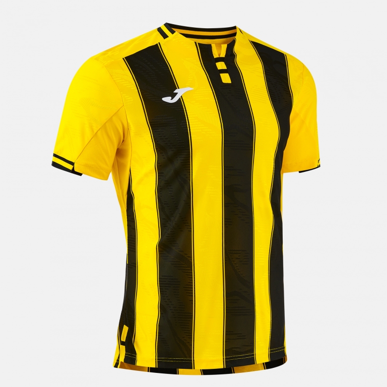 SHORT SLEEVE SHIRT PREMIER YELLOW BLACK