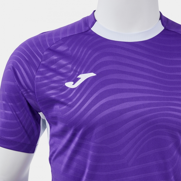 SHORT-SLEEVE T-SHIRT KICK PRO VIOLET WHITE