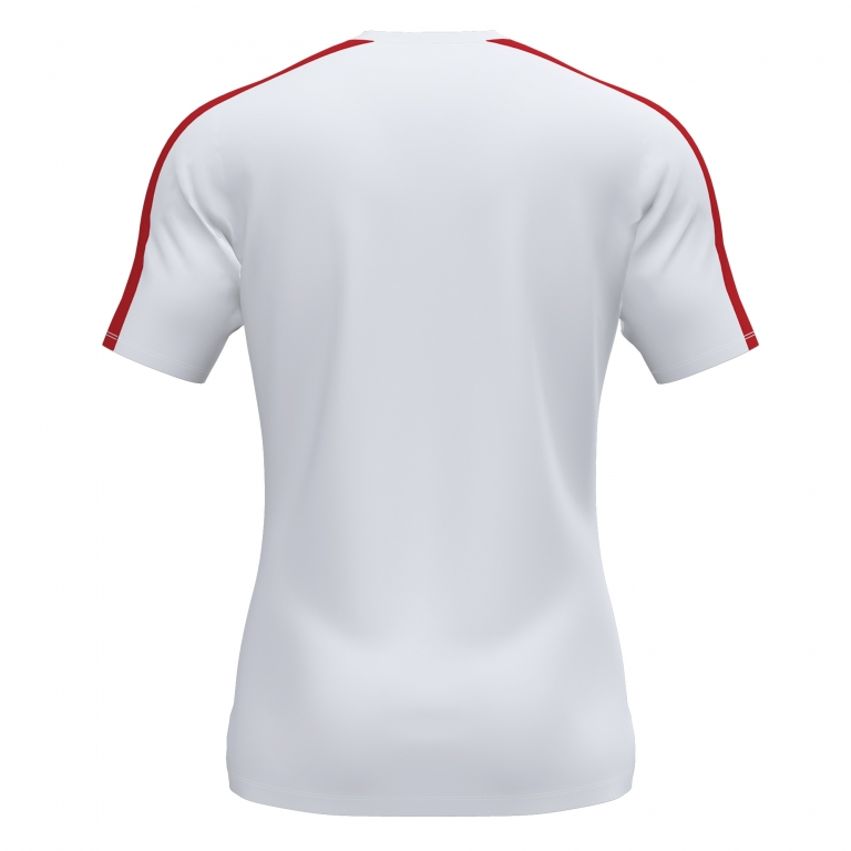 ACADEMY SHORT SLEEVE T-SHIRT WHITE RED 