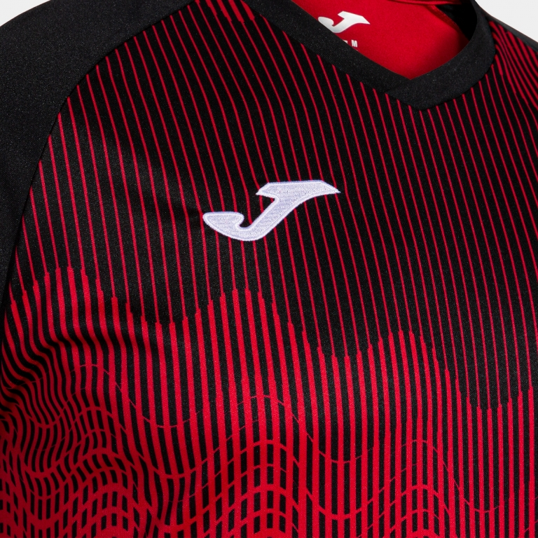 TIGER VI SHORT SLEEVE T-SHIRT RED BLACK