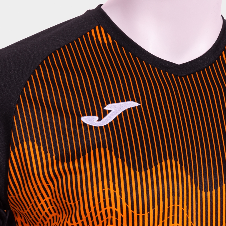 TIGER VI SHORT SLEEVE T-SHIRT ORANGE BLACK