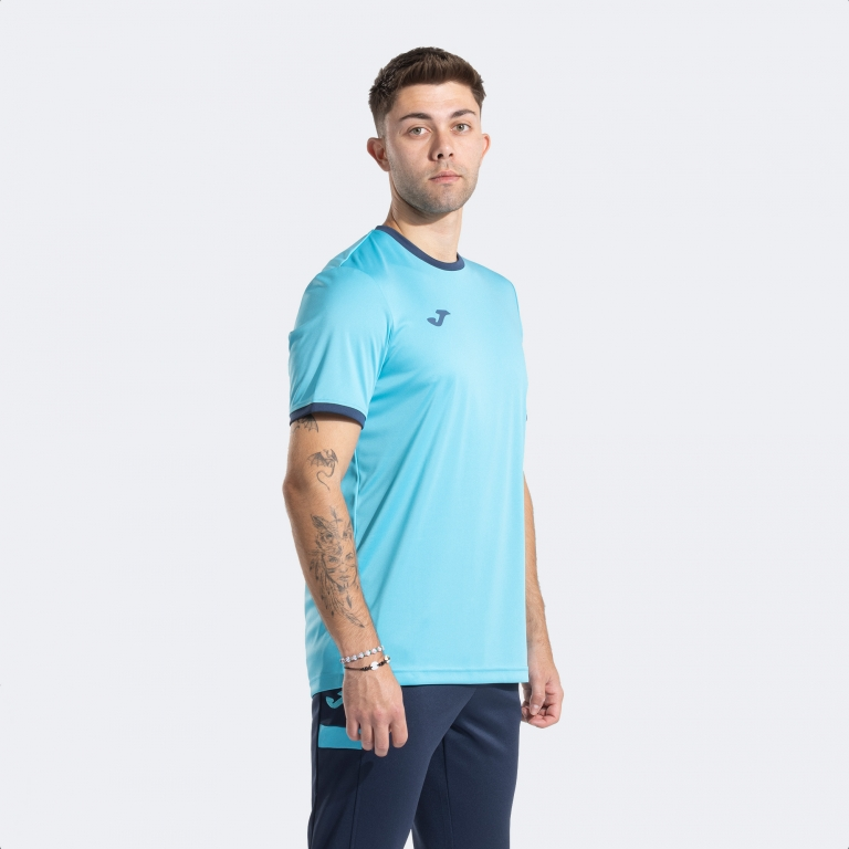 COMBI PREMIUM SHORT SLEEVE T-SHIRT FLUOR TURQUOISE
