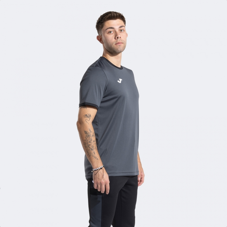 COMBI PREMIUM SHORT SLEEVE T-SHIRT DARK GREY BLACK