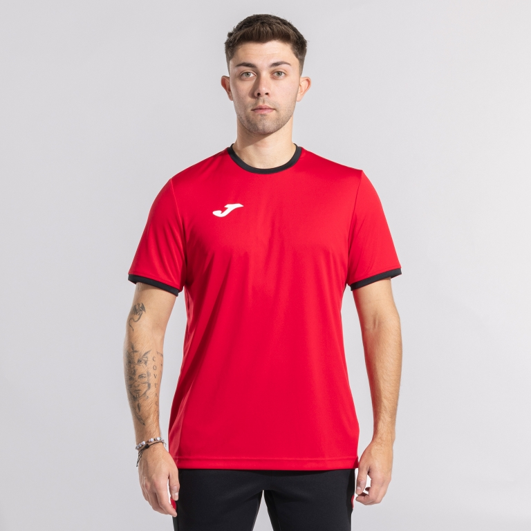 COMBI PREMIUM SHORT SLEEVE T-SHIRT RED BLACK