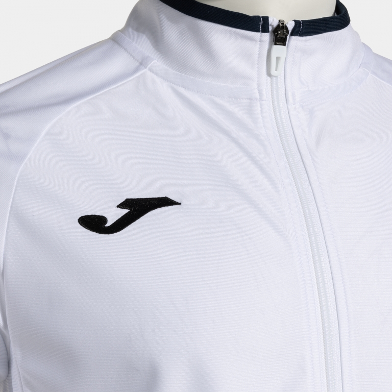 COMBI PREMIUM FULL ZIP SWEATSHIRT WHITE DARK NAVY