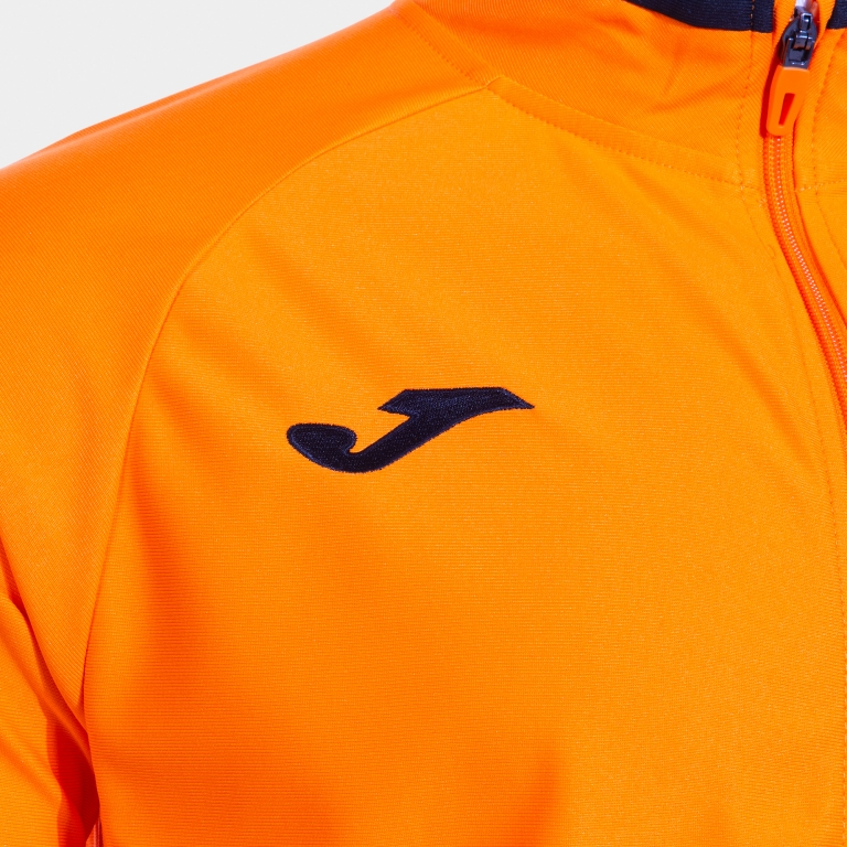 COMBI PREMIUM FULL ZIP SWEATSHIRT ORANGE BLACK
