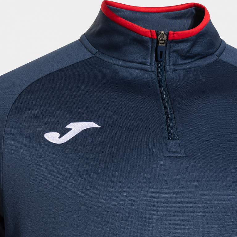 COMBI PREMIUM SWEATSHIRT DARK NAVY RED