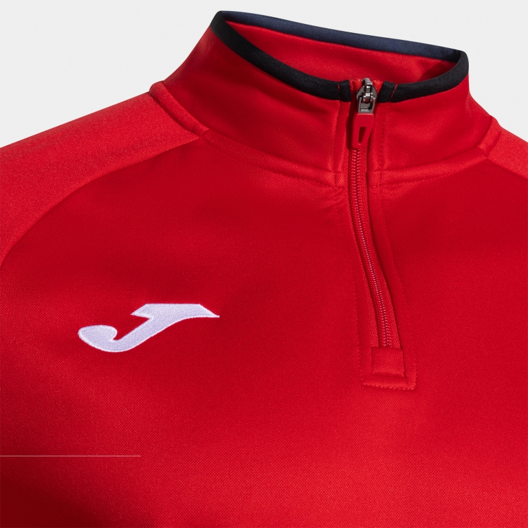 COMBI PREMIUM SWEATSHIRT RED BLACK