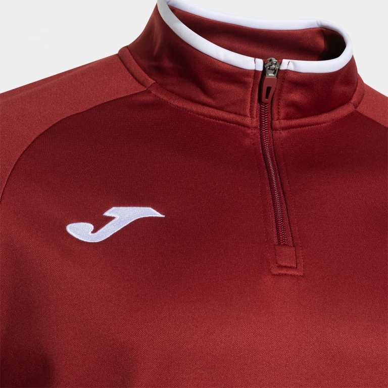 COMBI PREMIUM SWEATSHIRT BURGUNDY WHITE