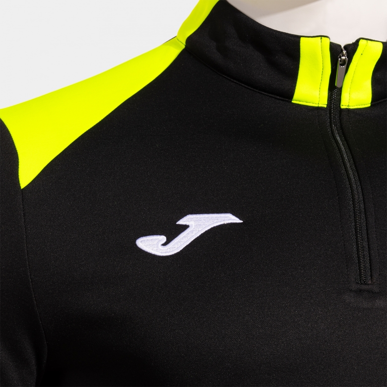 DANUBIO SWEATSHIRT BLACK FLUOR YELLOW