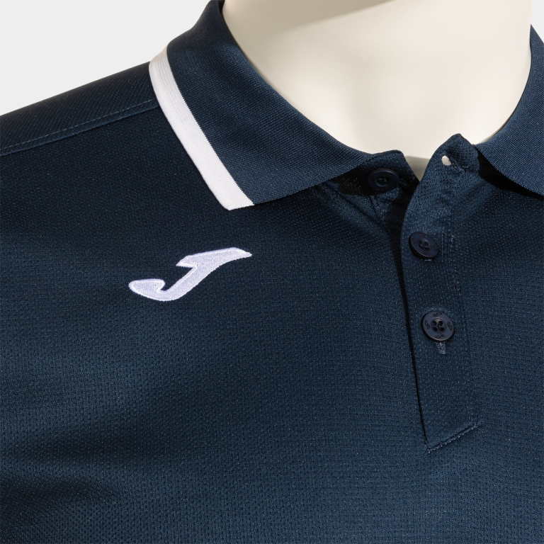 COMBI PREMIUM SHORT SLEEVE POLO NAVY BLUE WHITE
