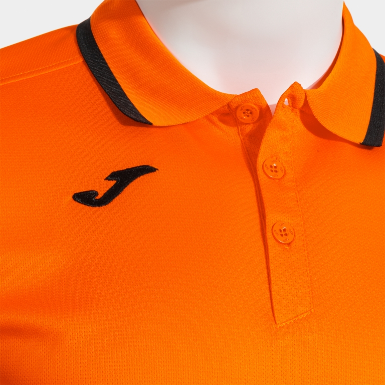 COMBI PREMIUM SHORT SLEEVE POLO ORANGE BLACK