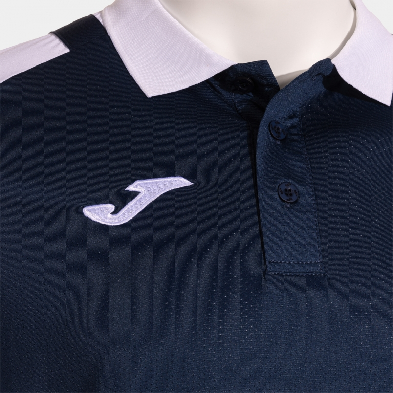 LIDER SHORT SLEEVE POLO NAVY BLUE WHITE