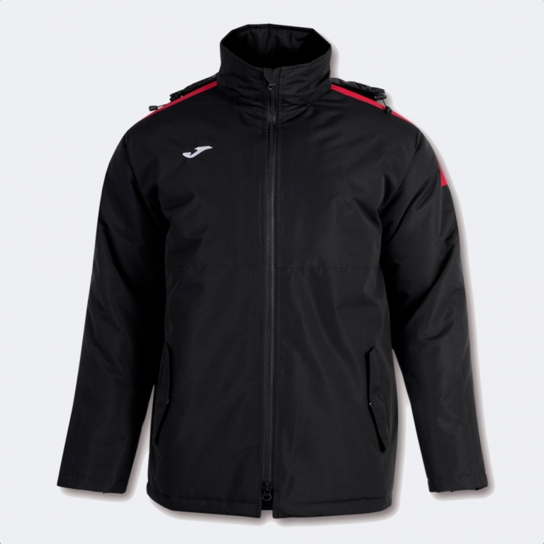 TRIVOR ANORAK BLACK RED