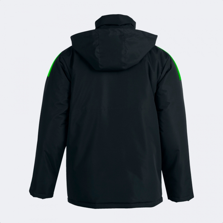 TRIVOR RAINCOAT BLACK FLUOR GREEN