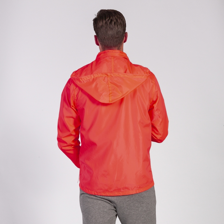 IRIS RAINCOAT DARK ORANGE FLUOR
