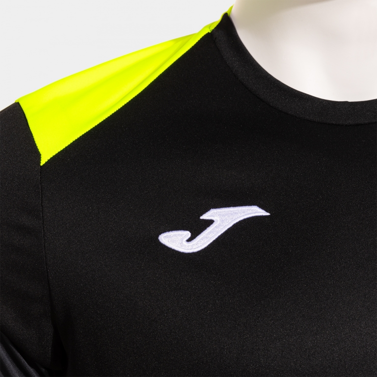 DANUBIO SHORT SLEEVE T-SHIRT BLACK FLUOR YELLOW