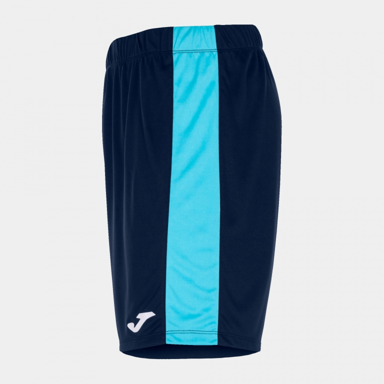 MAXI SHORT DARK NAVY FLUOR TURQUOISE