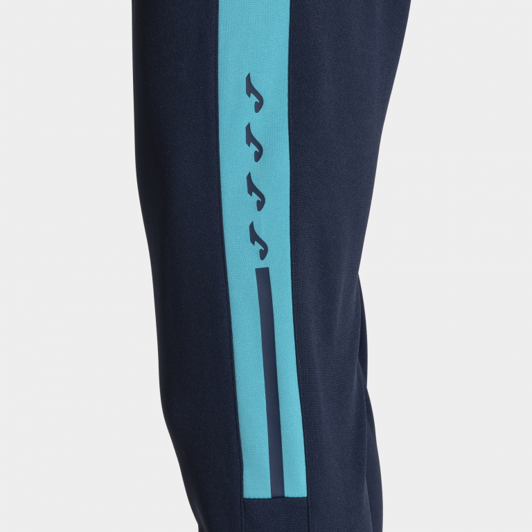 OLIMPIADA LONG PANTS NAVY FLUOR TURQUOISE 