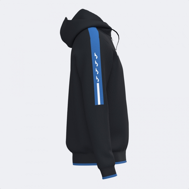 OLIMPIADA ZIP UP HOODIE BLACK ROYAL