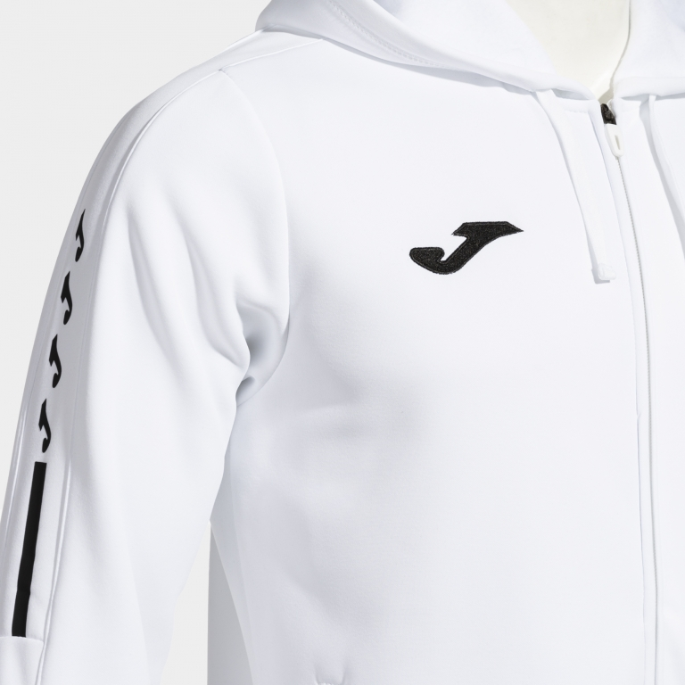  OLIMPIADA ZIP UP HOODIE WHITE