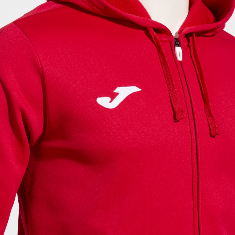 OLIMPIADA ZIP UP HOODIE RED