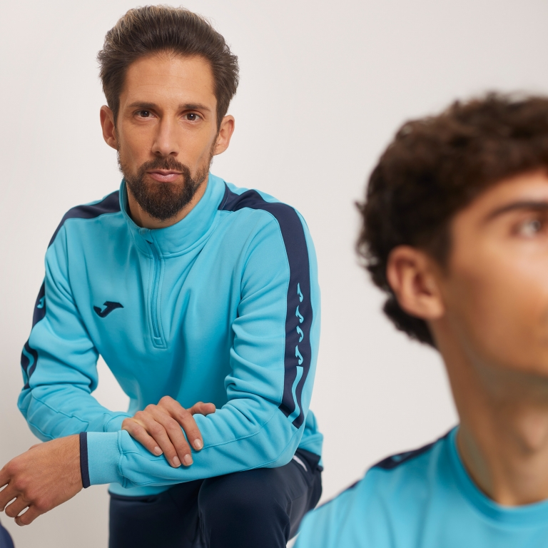 OLIMPIADA SWEATSHIRT FLUOR TURQUOISE BLACK